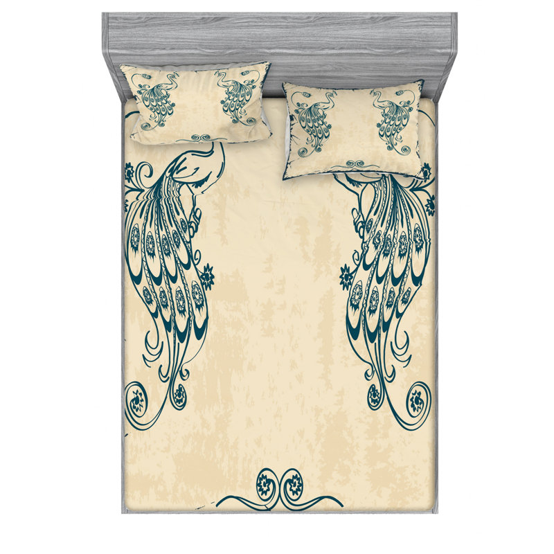 East Urban Home Peacock Sheet Set Wayfair